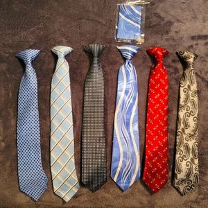 Bulk of Boys Clip-On Ties